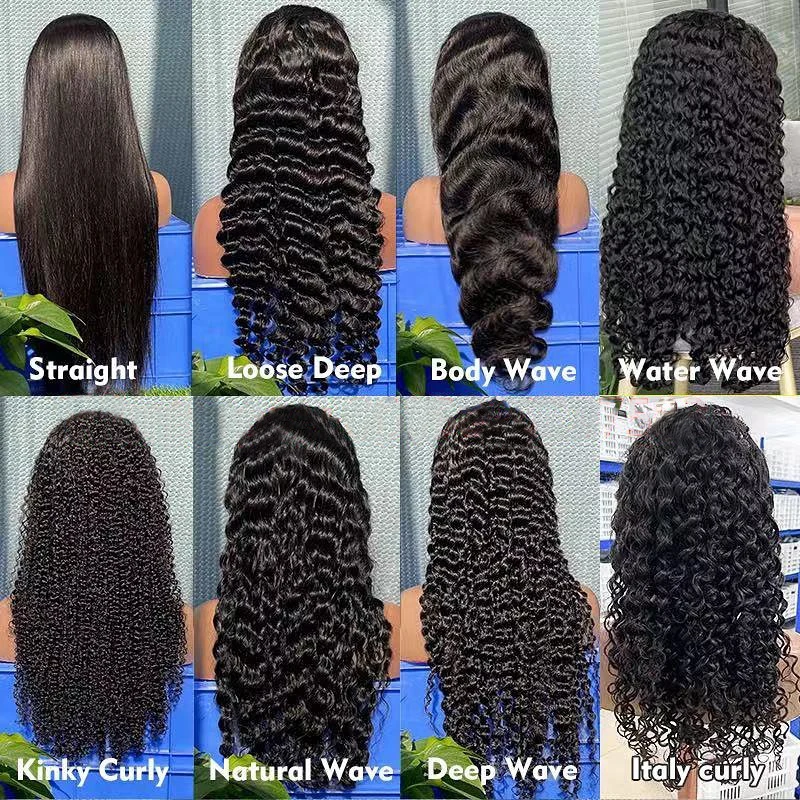 Glueless Bone Straight Lace Front wigs Human Hair Lace Front Brazilian Human Hair HD Transparent Lace Front Wig For Black Women