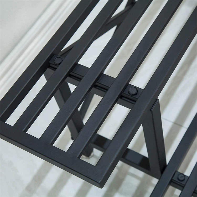 Plant Stand 2 Tier Flower Pot High Quality Metal Durable Stable Rack Display for Home Garden Decoration