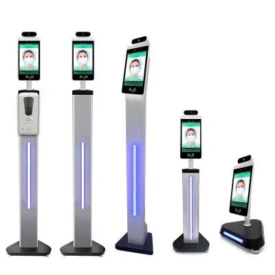 Scan A QR code/face recognition body temperature measuremen scanner with access control card reader System