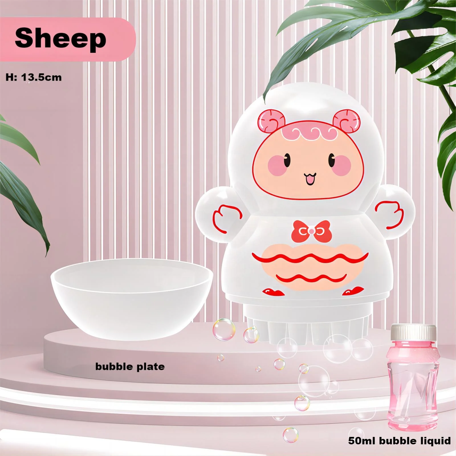 Factory Supply Tumbler Bubble Toy Wholesale Electric Bubble Gun Cartoon Style Kids Bubble Machine