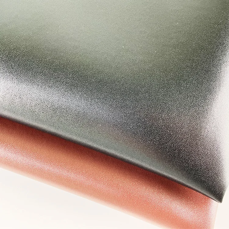 Knitted Back 0.7 mm PVC 3D Nappa Textured Rexine Vegan Artificial Faux Upholstery Leather Fabric Synthetic Leather for Furniture