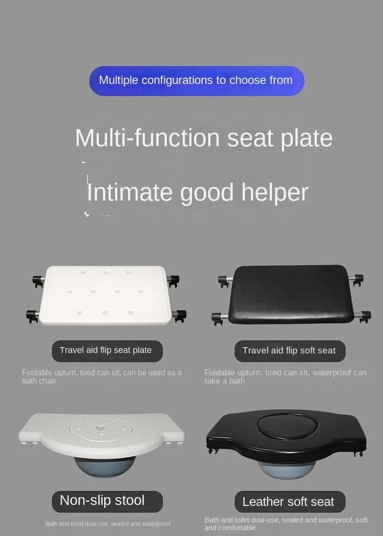 Рулонные складные реабилитационные приспособления для прогулок пожилых людей из алюминиевого сплава