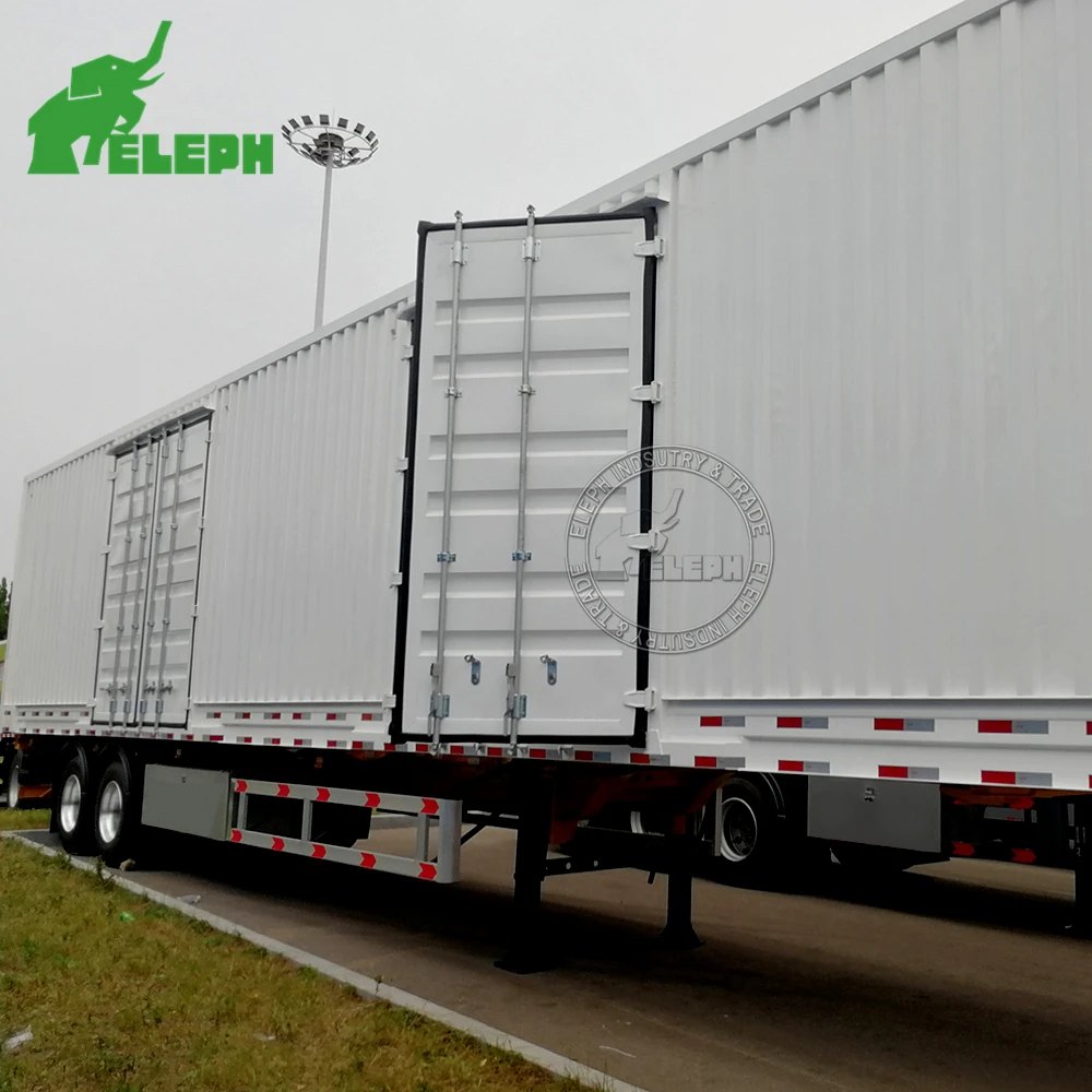 2024 New Trailer Box Long Distance Logistics Transport Trailer Cargo Truck Box Body For Trailer