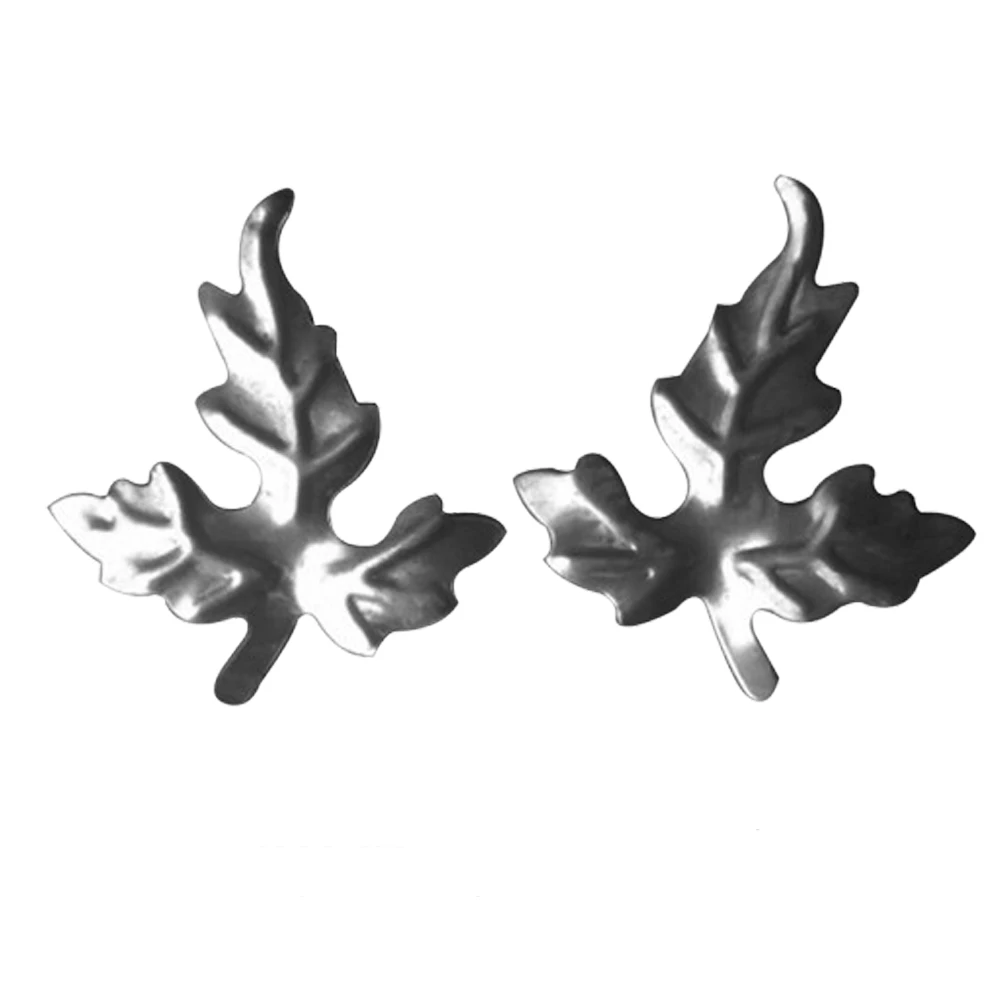 Wrought Iron Flowers Stamps Ornamental Iron Panels Flower Metal Stamping Decoration Component Fittings Wrought Iron Railings