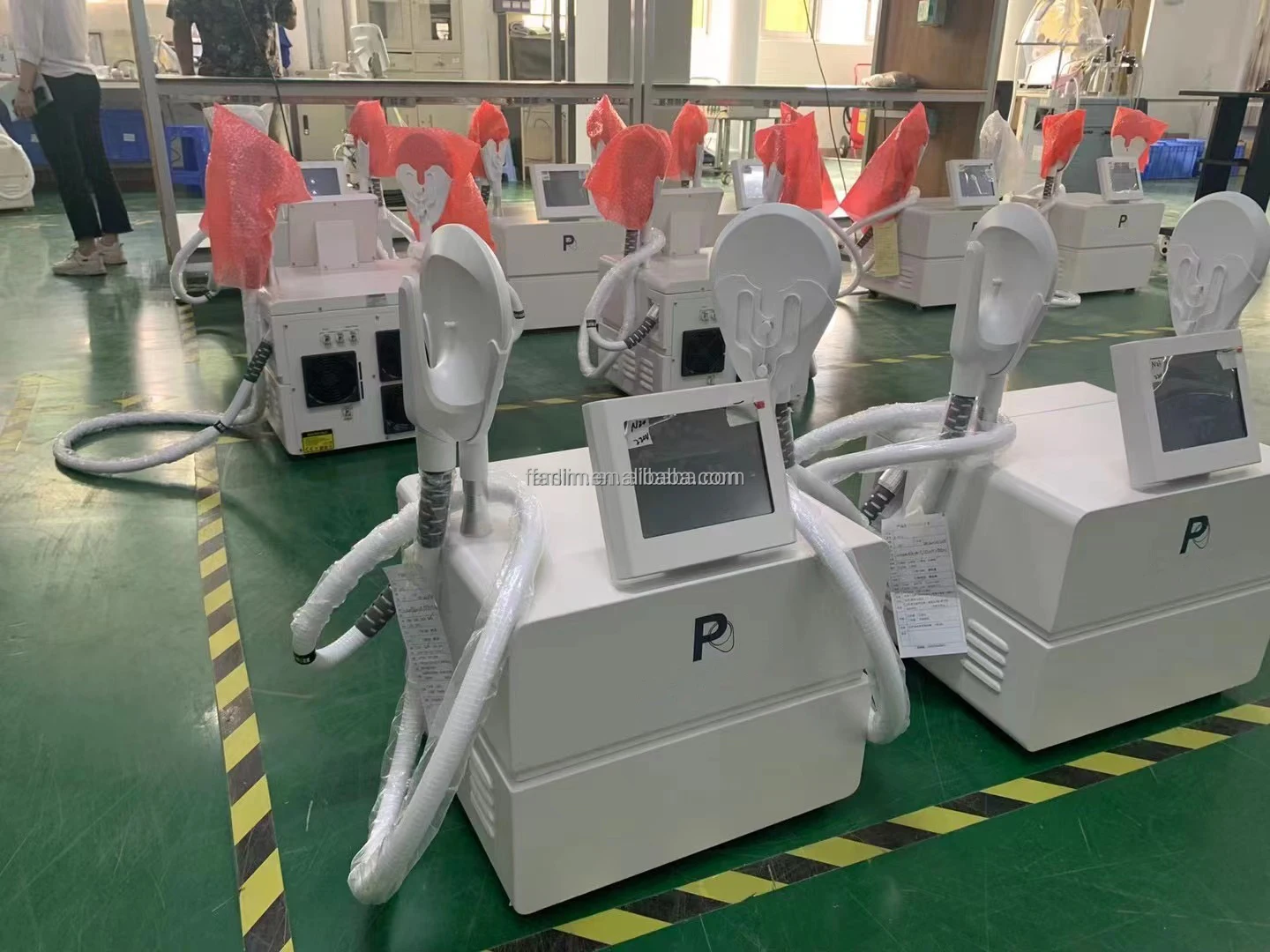 Profession 2 handles High intensity electromagnetic No-invasive FARSLIM fat burning muscle sculpting Tesla beauty machine