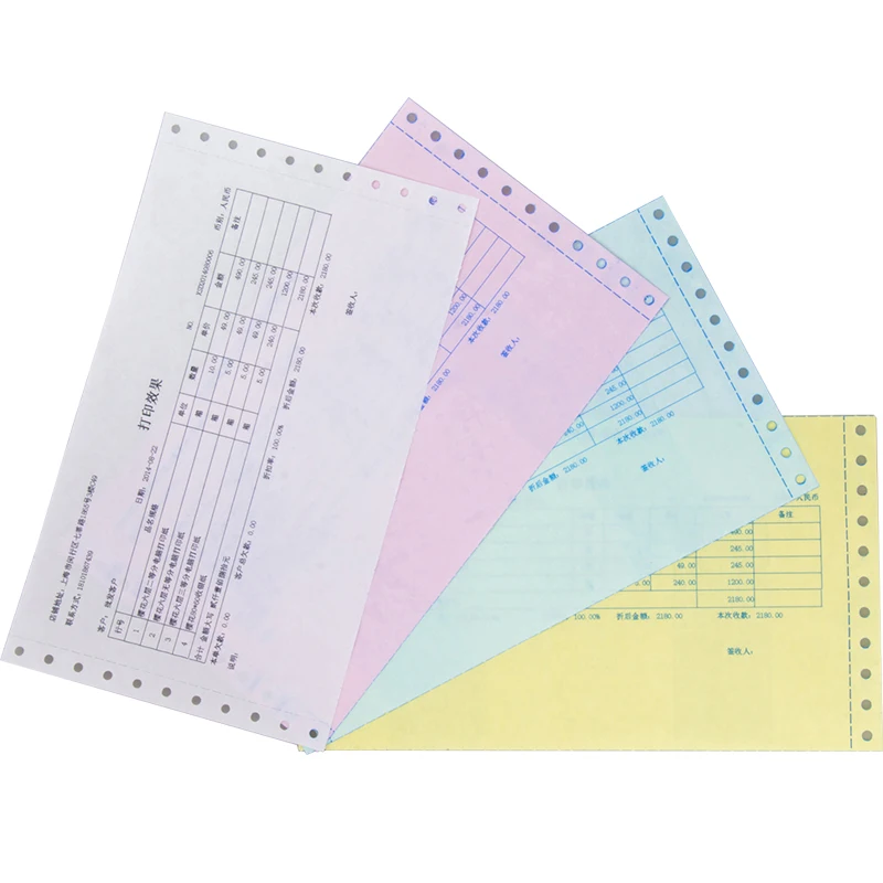 Kaidun 2020 Hot Sale 2~5 ply carbonless computer print copy paper/ continuous computer