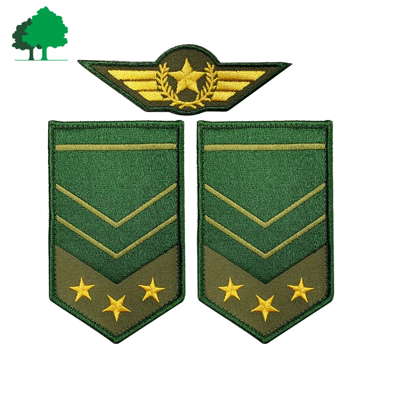 Cutomization High Quality Low Price Machine Embroidery Iron-On Backing Patches