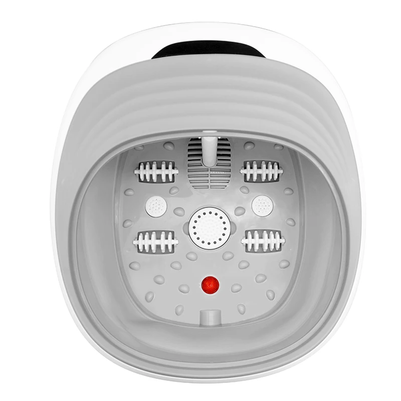 New Portable foldable infrared shiatsu reflexology foot massage electric heat bubble bath massager foot spa bath massager