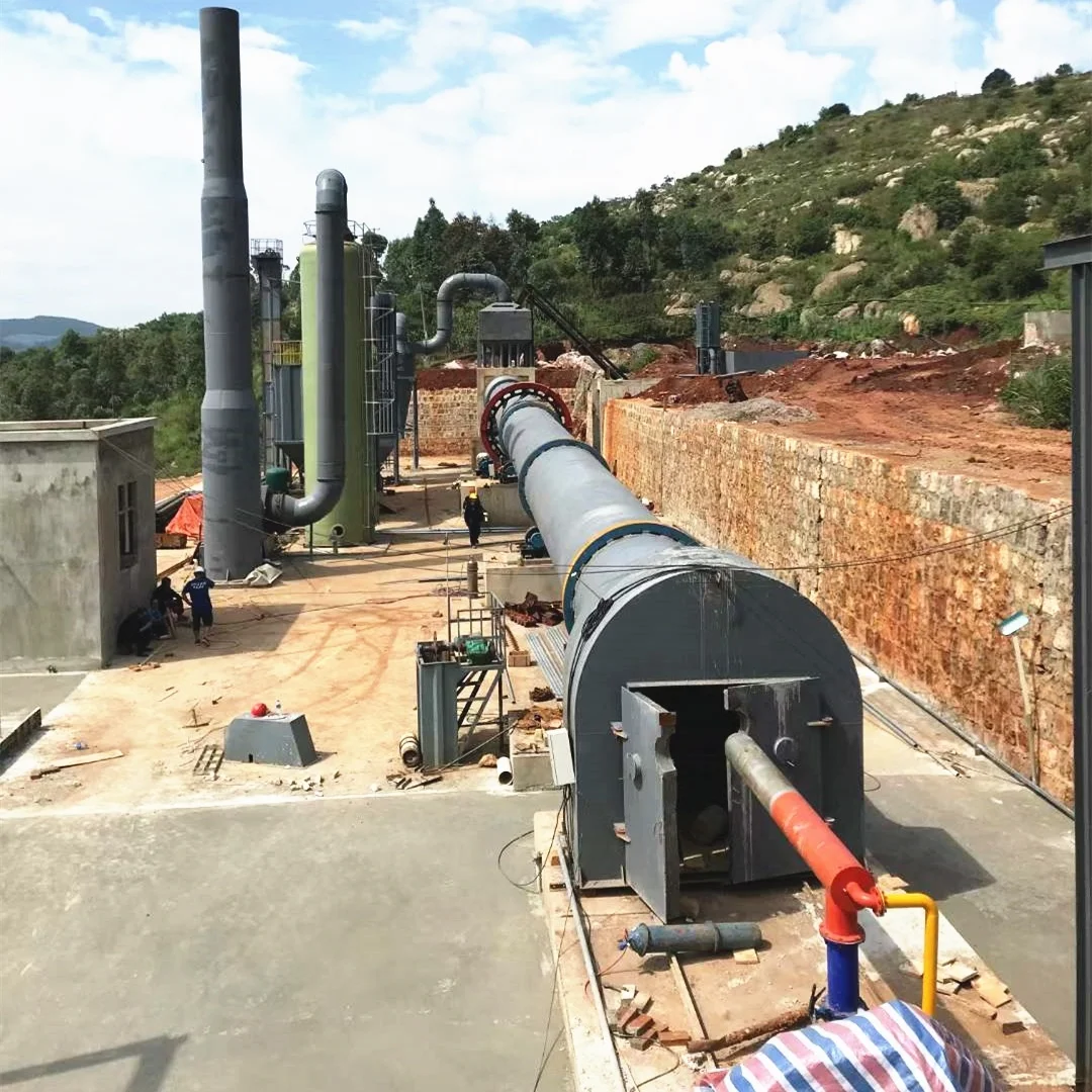 1.8x40m Small Limestone Refractory Brick Rotary Kiln Calcium Carbonate Rotary Kiln in Turkey Lime Kiln Manufacturer