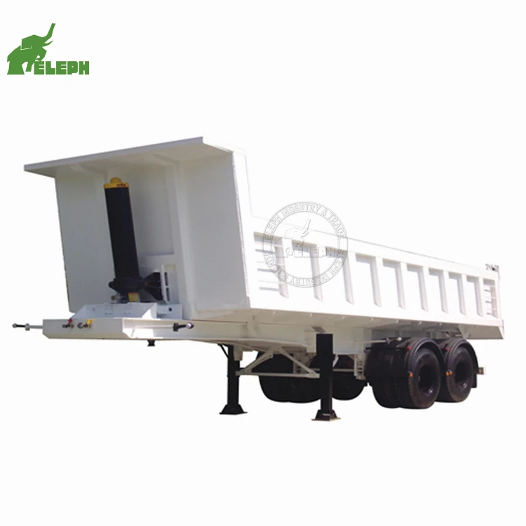 2024 Hydraulic 3 Axis Rear Dumping Tipper Truck Semi Trailer For Sale 12