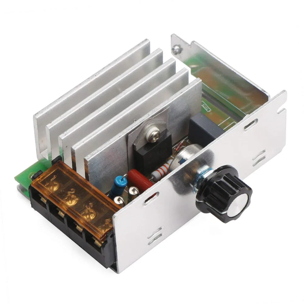 Speed Controller Motor Control Board AC 110-220V 4000W Adjustable Voltage Regulator SCR High Power Dimmer Controller