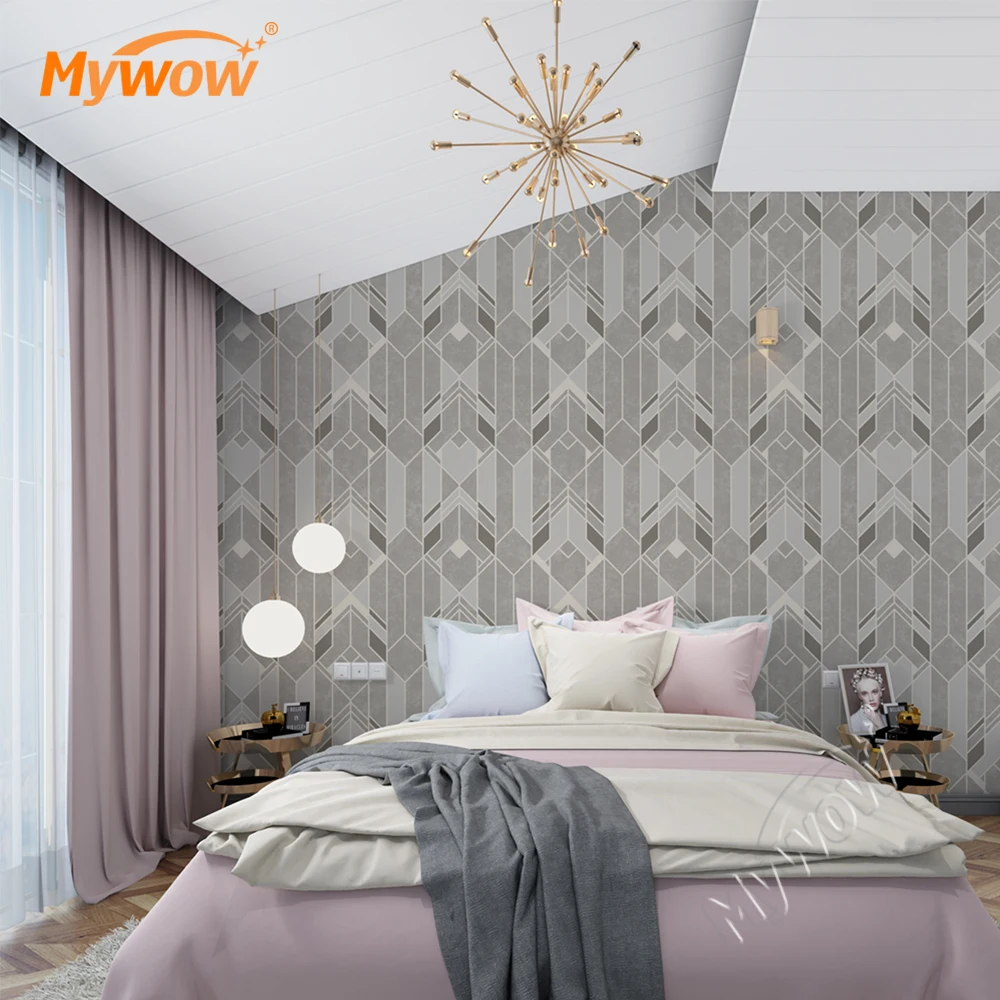 MyWow Fancy Style Luxury Gold Foil Wallpaper Ktv Hotel Clothing Shop Living Room Background Ceiling Wallpaper