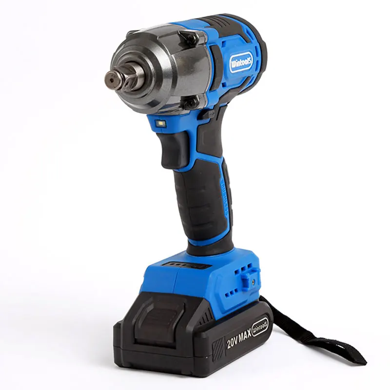  Wintools brushless motor 400N.m impact wrench cordless with 4000mah