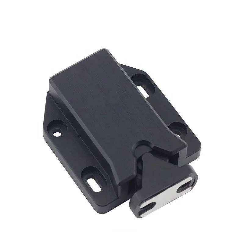 High grade plastics Push to Open Cabinet Hardware Magnetic Push Latch Lock for Hidden Door Touch and Catch Magnet Push