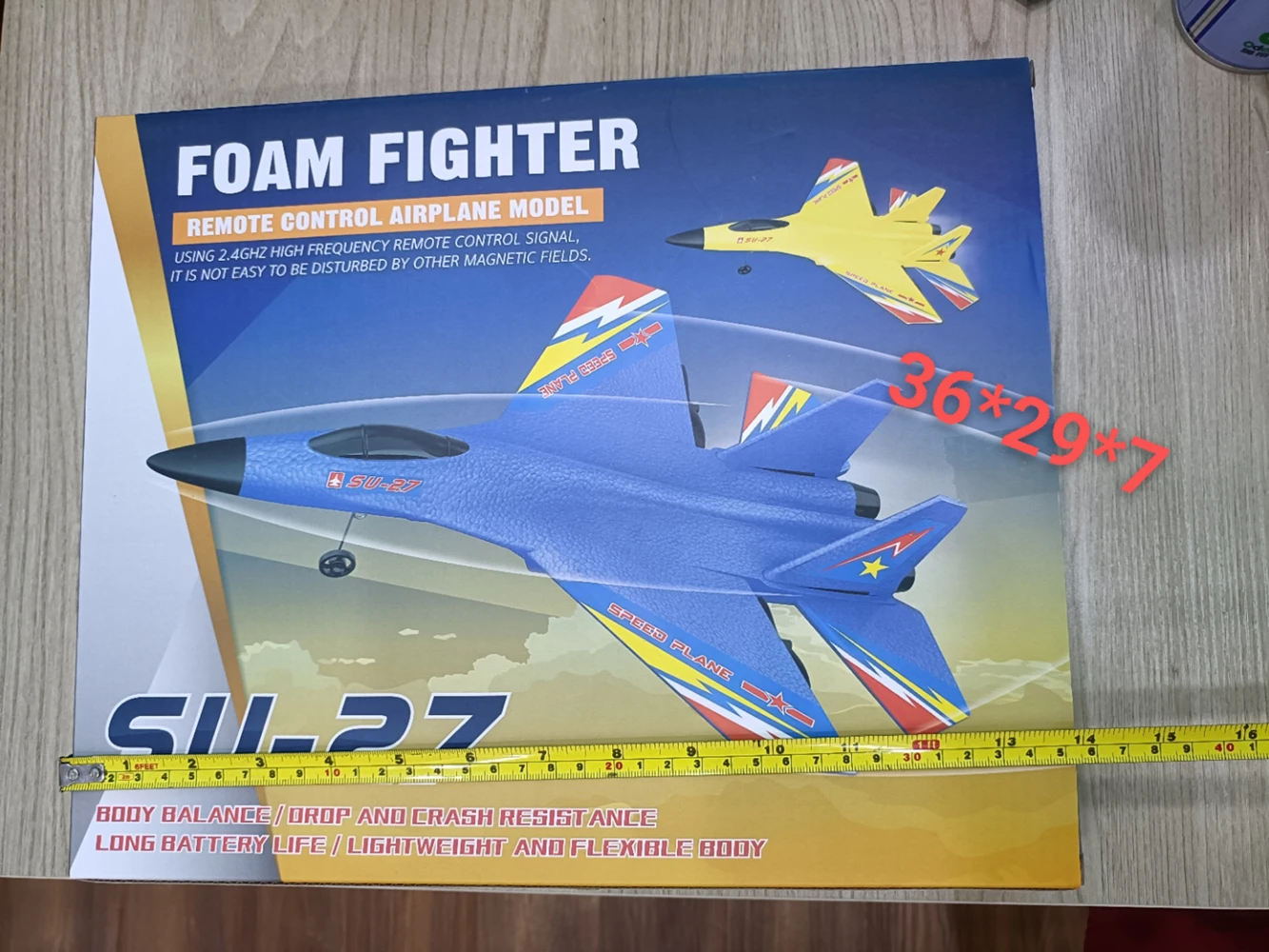 820 SU 27 290mm 2.4G 2.5CH Wingspan Remote Control Glider Model Toy Avion Foam EPP Flugzeug RC Plane Airplane for Kids