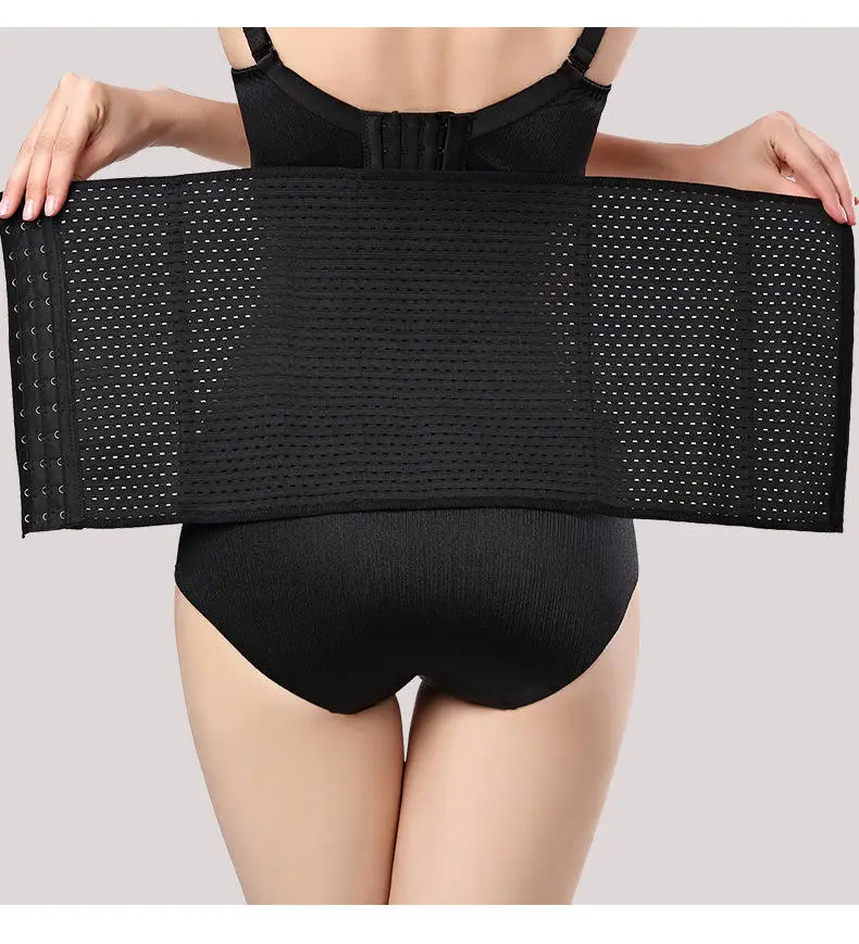 Europe And America Breathable Plus Size Belt Top Waist Hollow Out Trainer Corset For Fat Women And Men