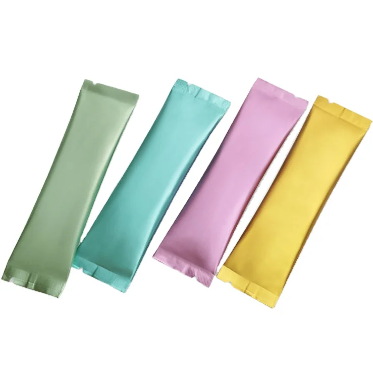 Disposable aluminum foil sachets honey in stick pack sachets