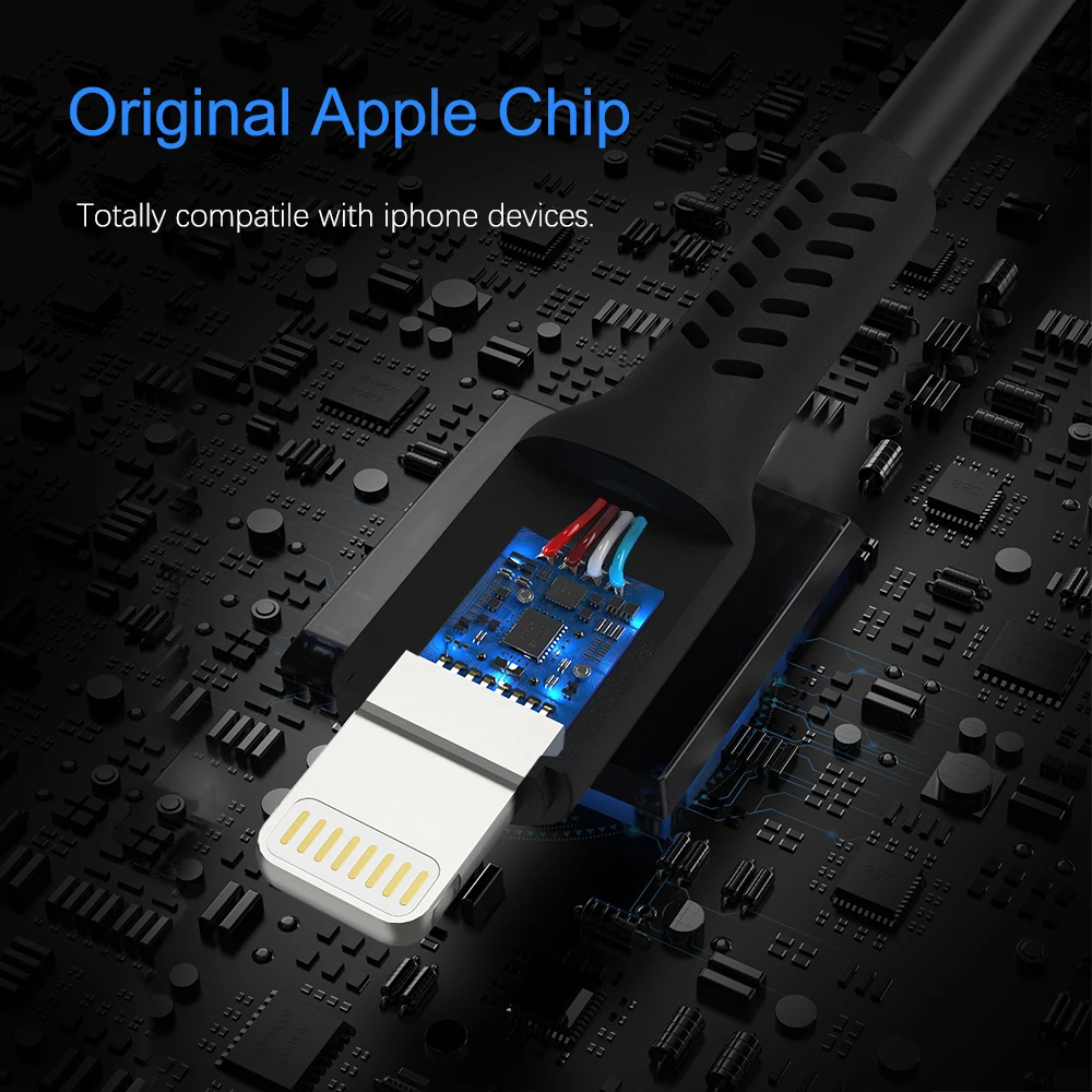 MFi certified manufacturing data Cable for iPhone 7/8/11/XR 4FT/1.2M