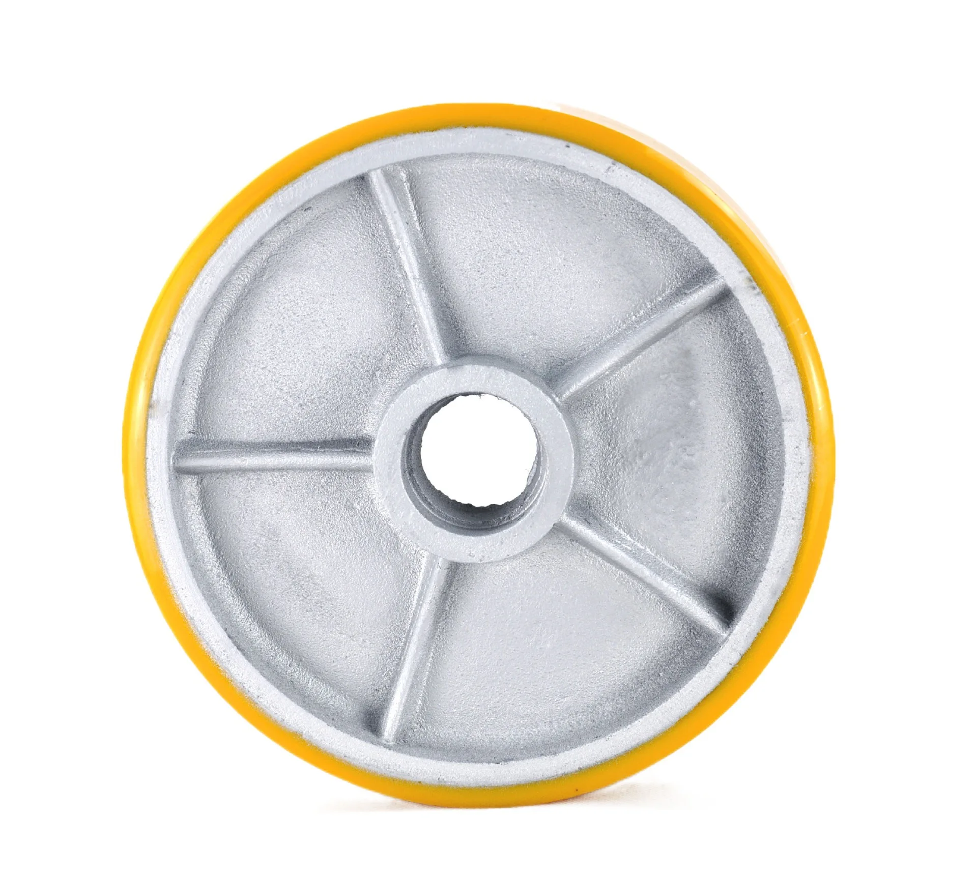 Source factory Hot products 10x2 Double ball bearing  heavy duty iron core Polyurethane  caster wheel