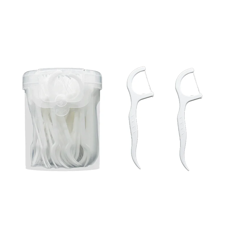 Natural Eco Biodegradable Organic Corn Silk Dental Floss With Mint Flavored Wax