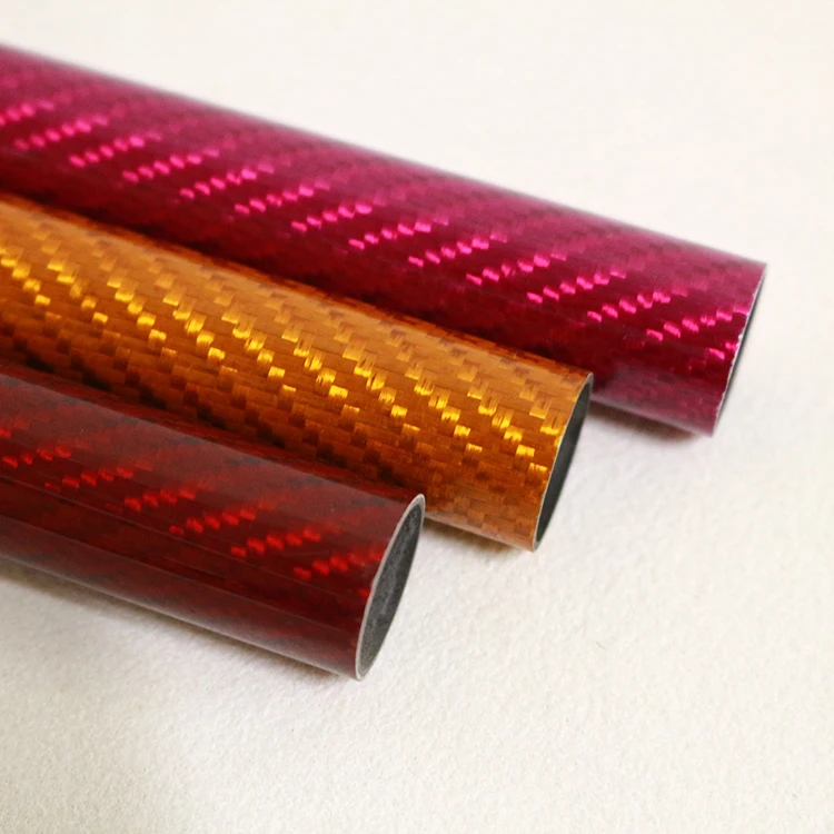 Customized Aramid Fiber Tube  Fibra De Carbone 3k Carbon Fiber Tube 20mm 30mm 40mm 50mm
