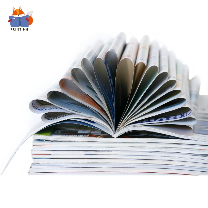 Пользовательские журнальные услуги печати книг красочные идеальный переплет мягкий буклет для публикации