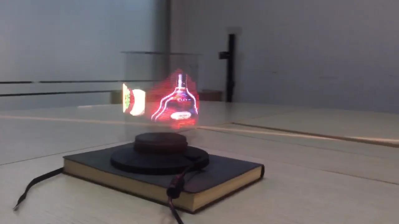 Голографический 3D-проекционный вентилятор с 360 вращением 14 см