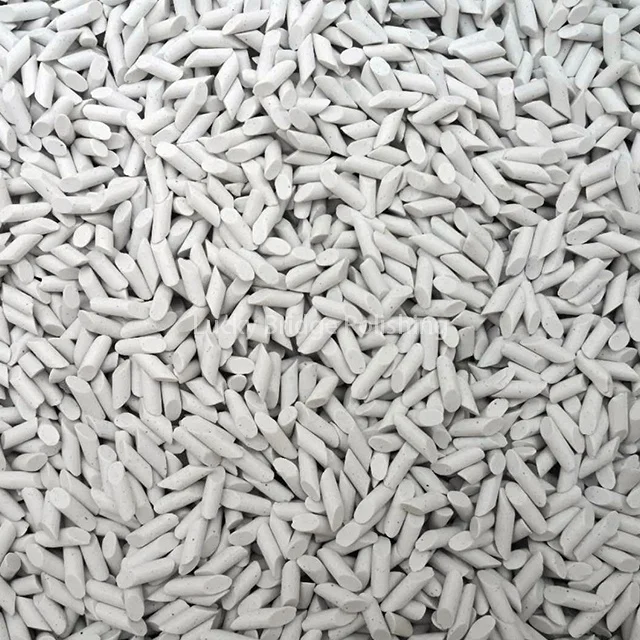 Vibratory Tumbling Ceramic Porcelain Polishing Media Vibrator Polishing Grinding Stone Mirror Polishing Porcelain Media