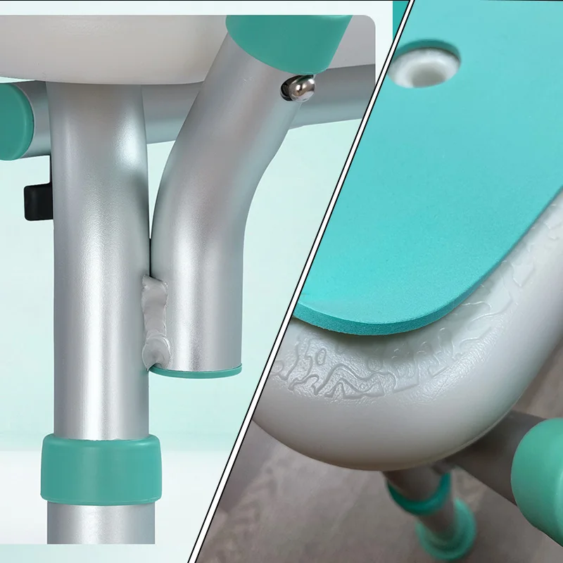 Factory Direct Adjustable Round Shower Chair with Seat for Elderly & Disabled - Bathroom Safety Stool