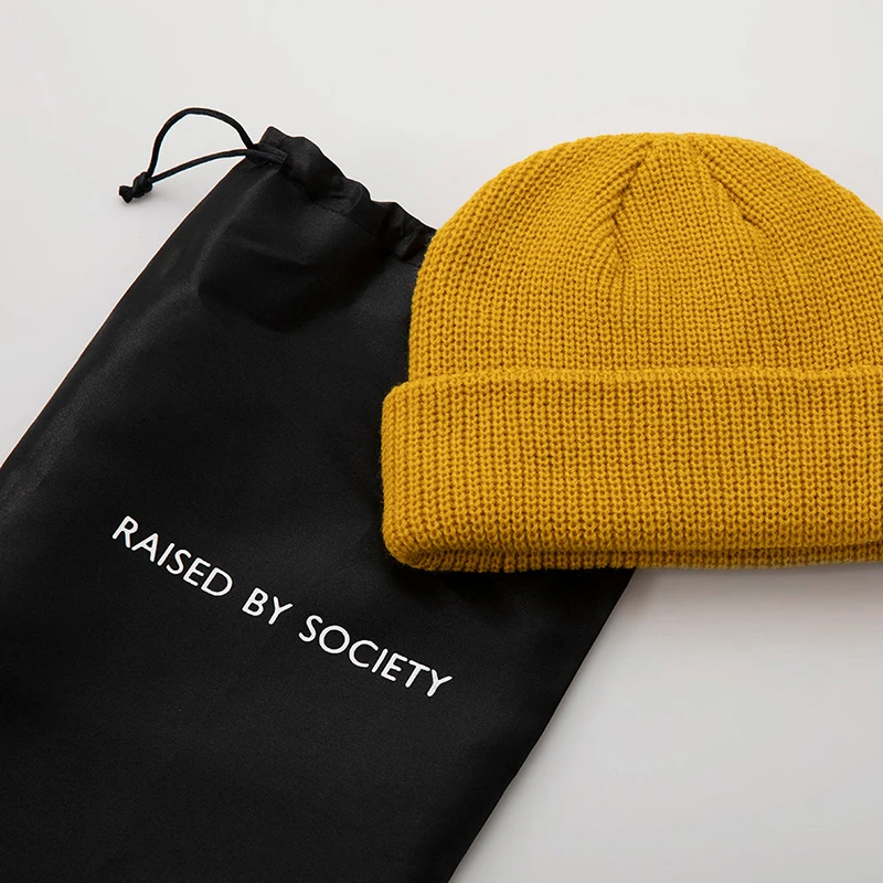 Stylish Hip Hop Yellow Candy Colorful Skull Beanie Streetwear Casual Tight Cuffed Solid Fisherman Beanie Hat