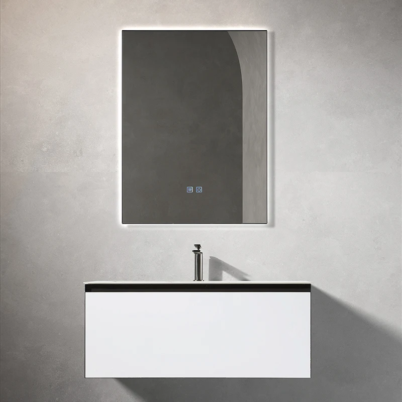 Hangzhou Factory High Quality Low Price Rectangle Bath Wall Hanging Led Lighted Vanity Mirror With Led Light