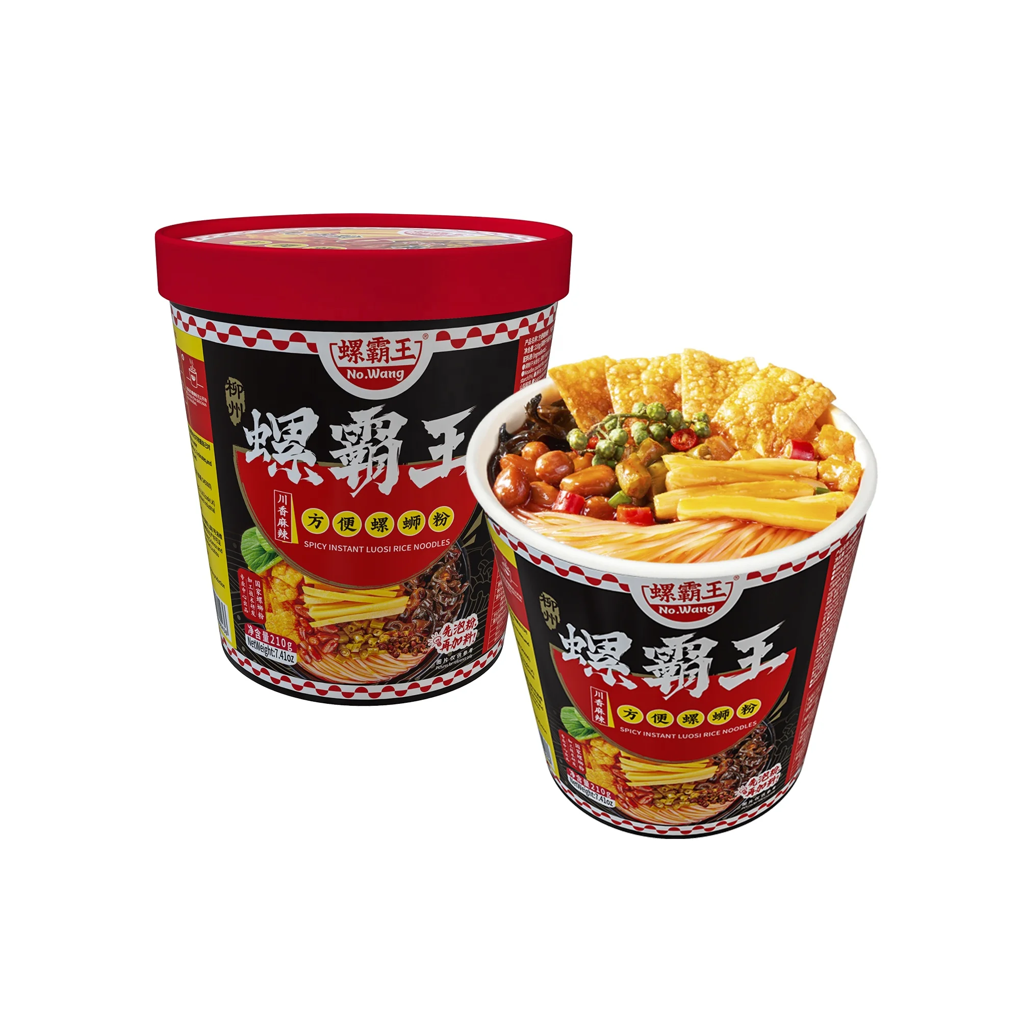 Guangxi Liuzhou River Snails Instant Luosifen Rice Noodles 10 Minute Fast Food Cup Noodle China Snacks Vermicelli Type