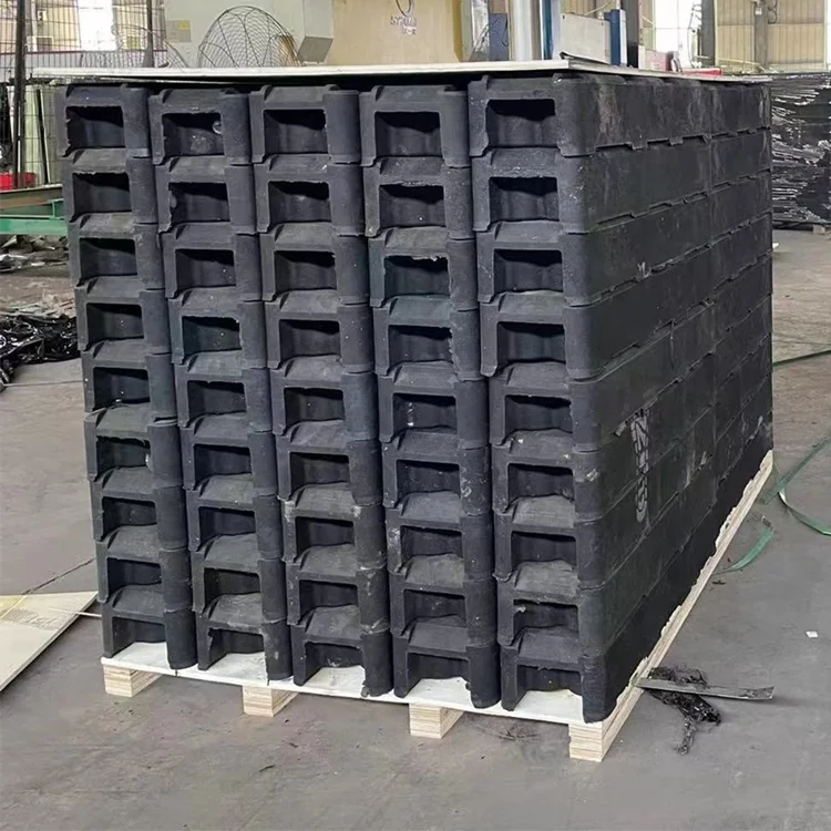17kgs Recycled Rubber Temporary Fence Feet, Polymer Block Temp Fence Stands, Portable Fence Base