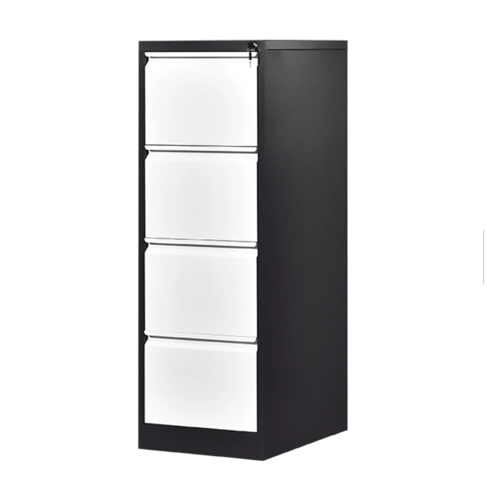 Metal Vertical Knock Down 4 Drawer Steel File Cabinet