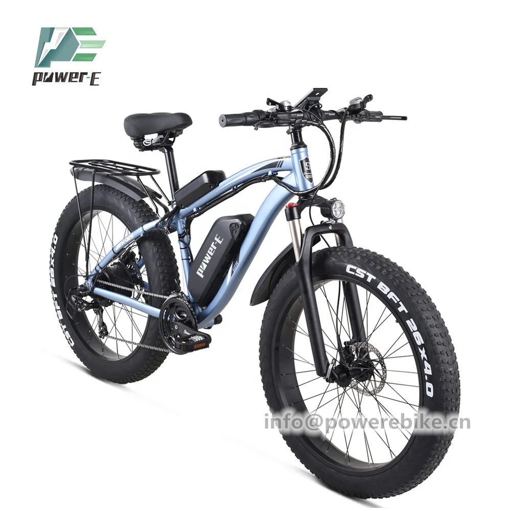 26-дюймовый большой мощности 48V 750W Электрический горный велосипед ребёнка ройялас 17Ah батареи по заводским ценам мотовелосипед с шинами широкого диаметра