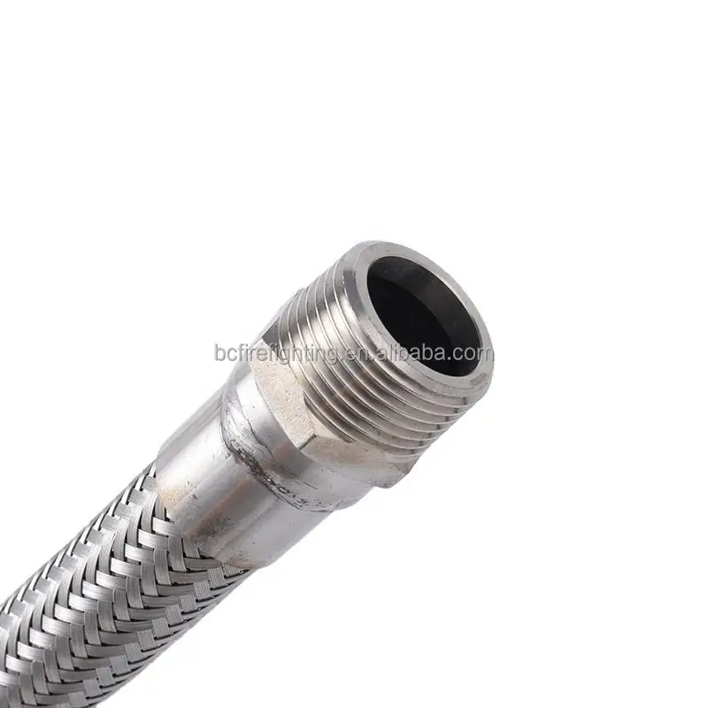 BaiChuan Connection Flexible Sprinkler high quality Metal drop Hoses fire fighting system