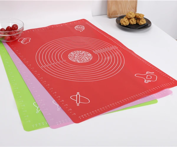 
Dough Rolling Nonstick Silicone Baking Anti-slip Mat Silicone Baking Mat Pastry Mat With Measurements 