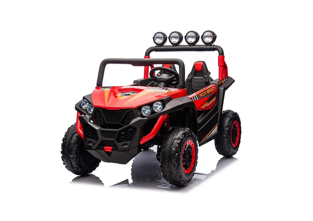 2024 NEWEST 24V Electric 4WD UTV Buggy Kids Ride-on 4x4 Wheel Vehicle 2 Seat Off-Road Car with Remote Feature for Big Kids