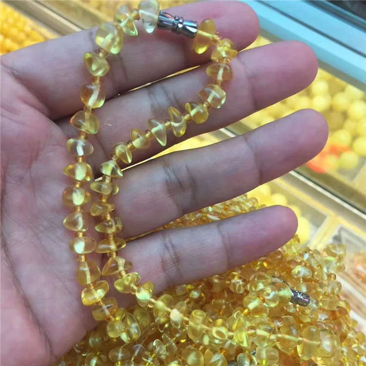 JINGCAI Jewelry Natural beeswax gold twisted Honey Amber bracelet Raw ore beeswax bracelet Crystal factory wholesale