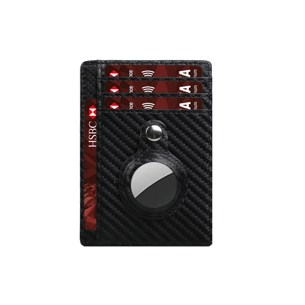 Credit Card Holder Mini Wallet Minimalist PU Leather RFID Slim ID Card Holder Wallet