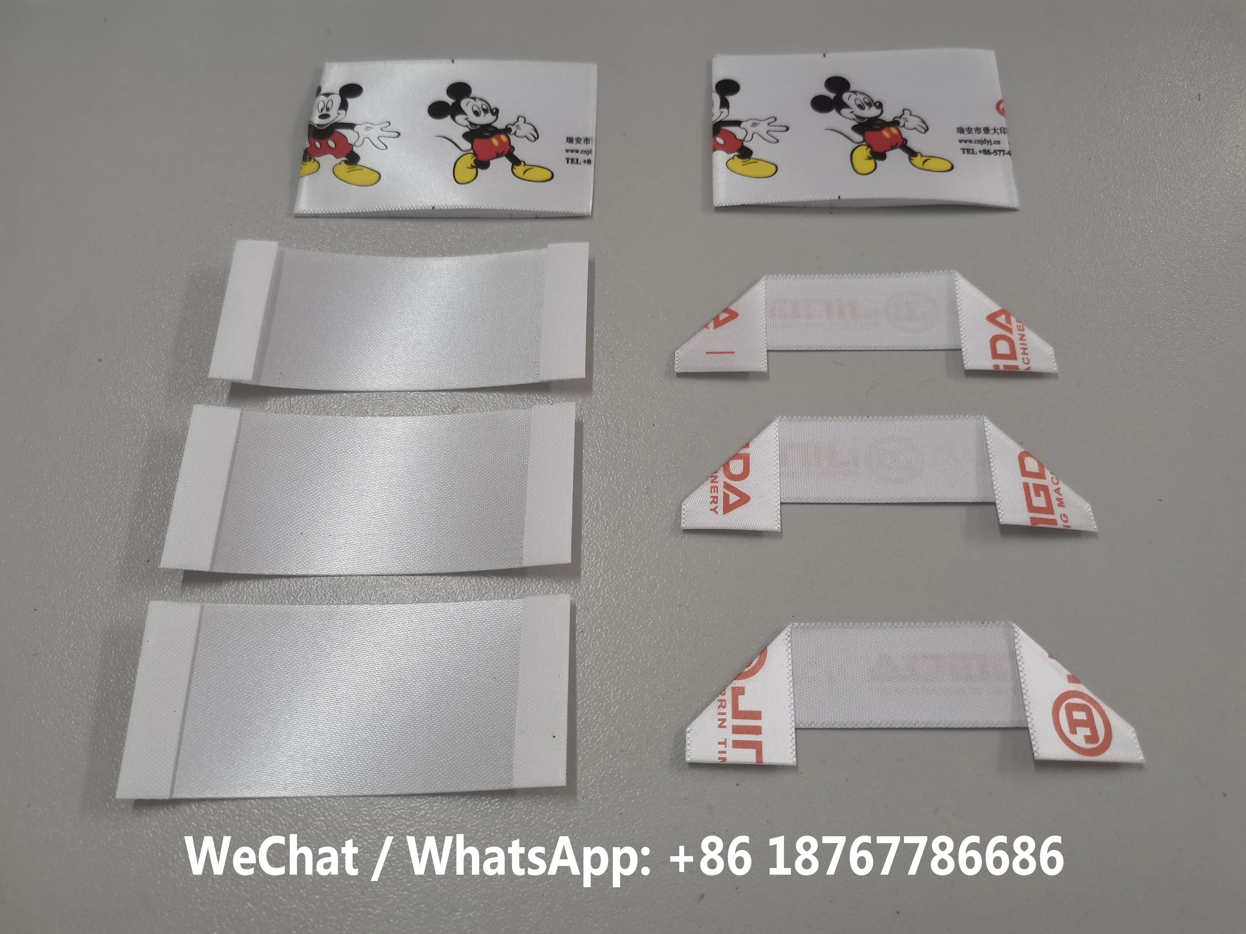 JZC-5080 JINGDA Brand Ultrasonic Label Cutting and Folding Machine for garment washing care labels and Polyester Satin Ribbons