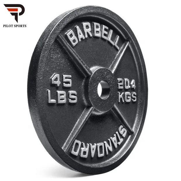 Тренажерный зал, стальное оборудование, черная окрашенная чугунная плита