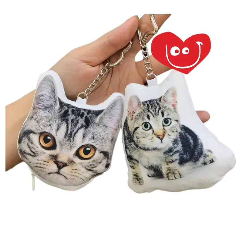 Custom Made Mini Dakimakura Pillow Small Custom Cat Dog Pillow Keychains Pendants Anime Gifts Keychain