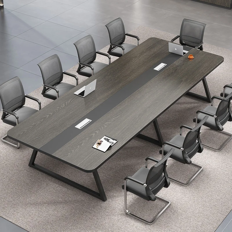 Современный офисный стол и стулья от 8 до 10 человек