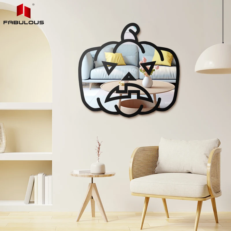 FABULOUS Tiktok popular printing acrylic mirror manufacturers design custom  shape cut holiday decorative mirror
