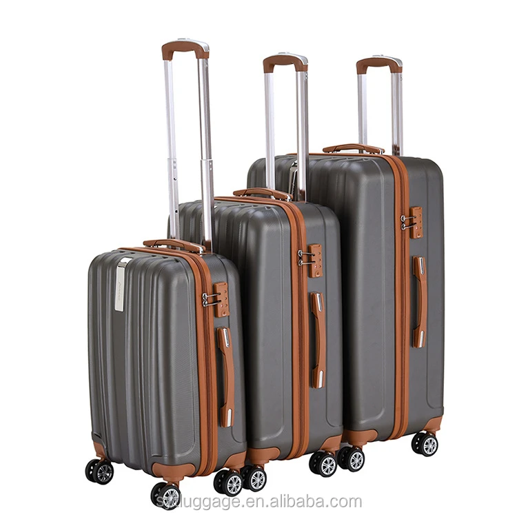 Travel bag Luggage suitcase manufacturer 4 Wheels trolley Travel luggage of  ABS  luggage and Factory custom