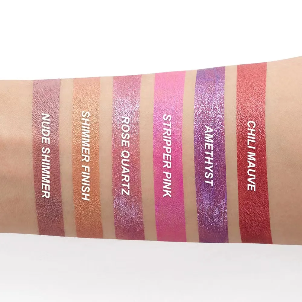 Metallic Color Liquid Lipstick And Lip Gloss Popular Celebrity Lipstick