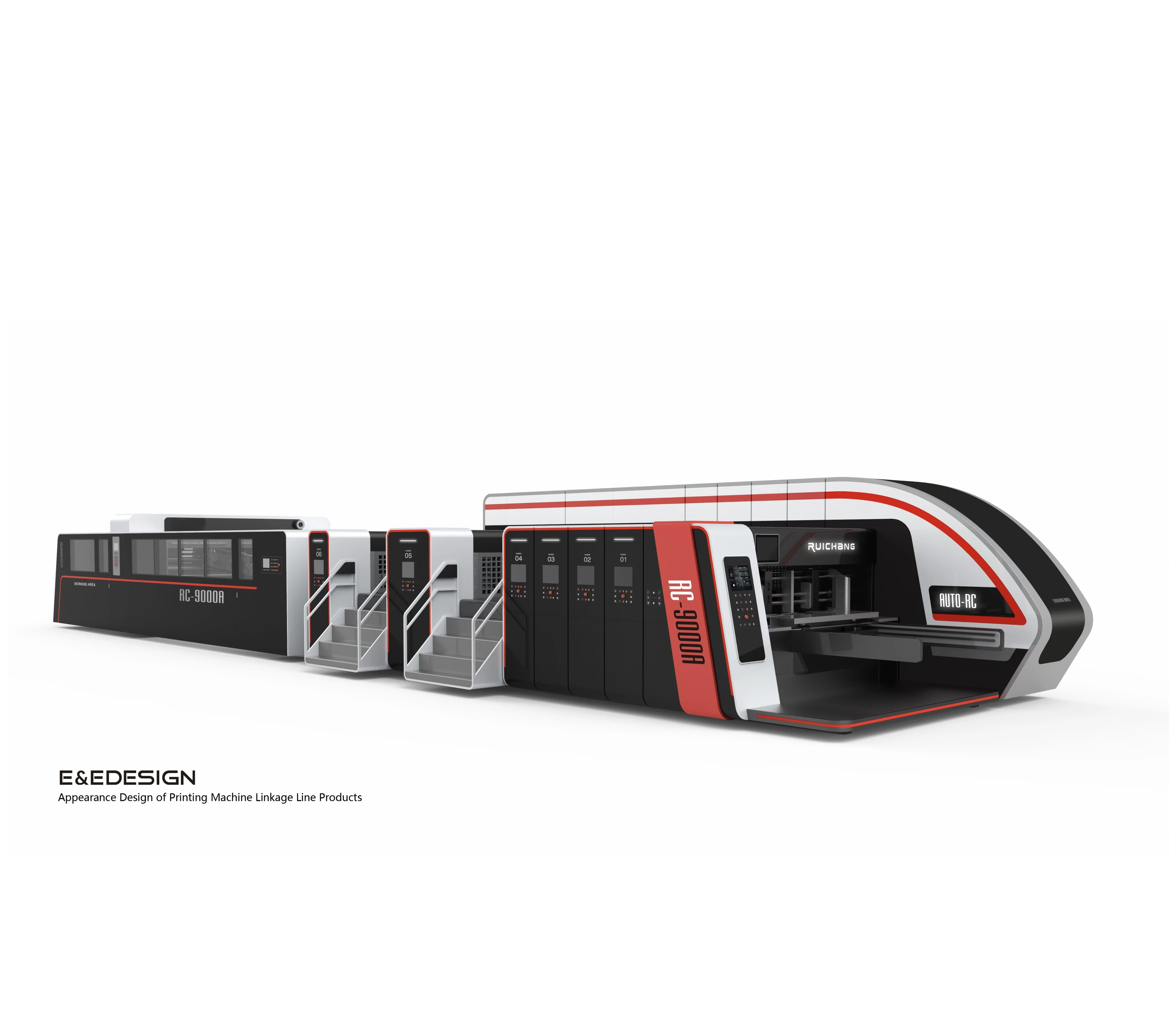 Full automatic corrugated carton box flexo printing folding gluing bundling machine corrugated carton printer making machine
