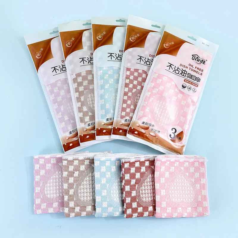 FF2728 Multi-purpose Microfiber Cleaning Cloth Kitchen Dusting Rag Counter Table Drying Towel Super Absorbent Microfiber Towel