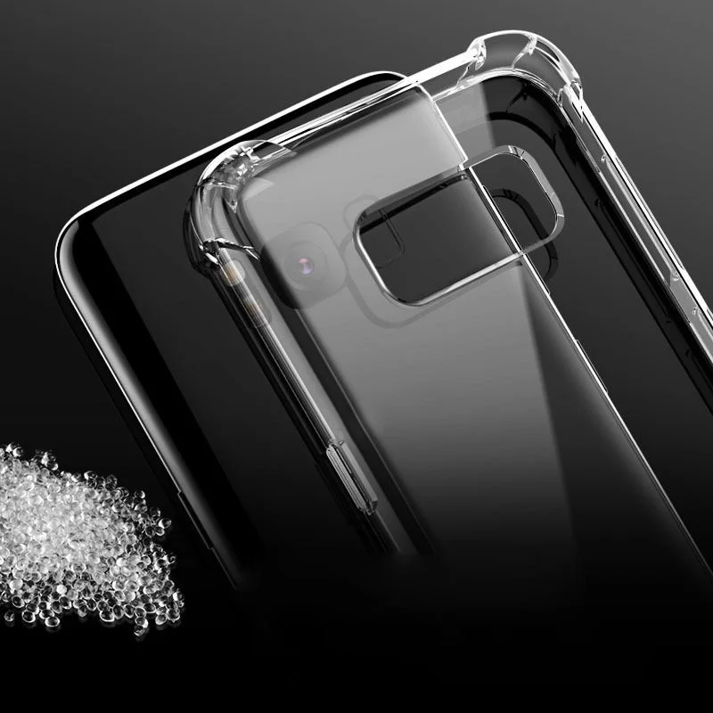 Лидер продаж 2021 оптовая продажа силиконовый прозрачный чехол из ТПУ для телефона Samsung Аксессуары